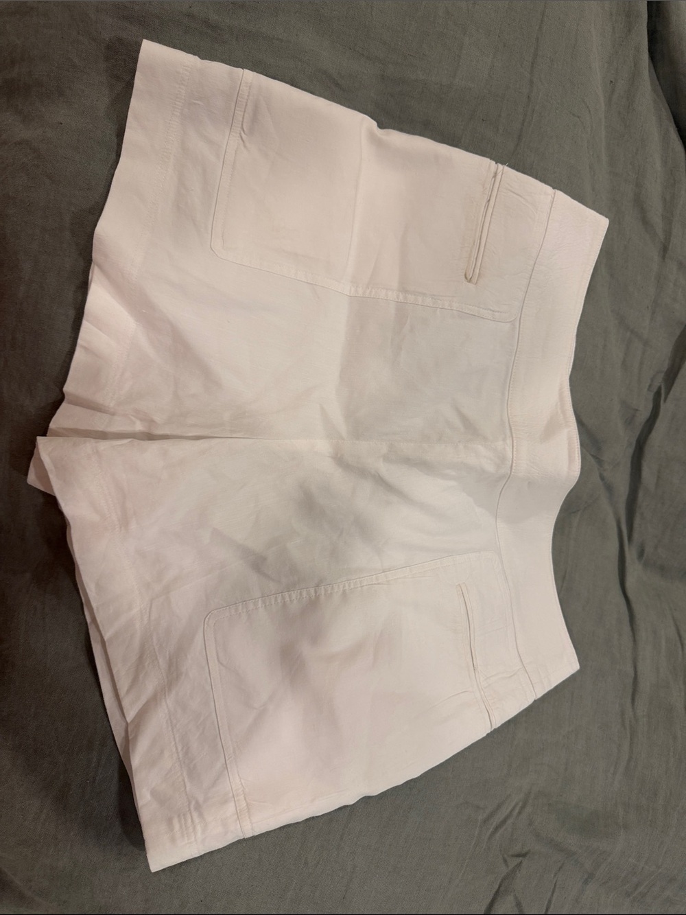 Theory White Women's High-Rise Casual Shorts